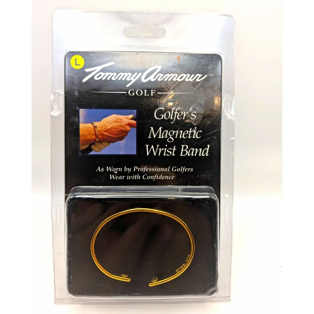Tommy Armour Magnetic Golf Wristband Gold Size L (Large) Model 3421